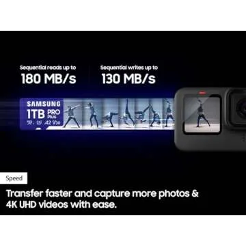 SAMSUNG PRO Plus microSD Memory Card + Adapter, 512GB microSDXC, Up to 180 MB/s, Full HD & 4K UHD, UHS I, C10, U3, V30, A2, for Android Smartphones, Tablets, GoPRO, and DJI Drone (MB MD512SA/AM)