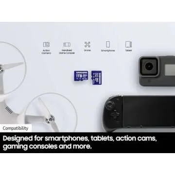 SAMSUNG PRO Plus microSD Memory Card + Adapter, 512GB microSDXC, Up to 180 MB/s, Full HD & 4K UHD, UHS I, C10, U3, V30, A2, for Android Smartphones, Tablets, GoPRO, and DJI Drone (MB MD512SA/AM)