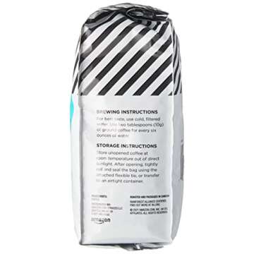 AmazonFresh Dark Roast Whole Bean Coffee, 12 Ounce