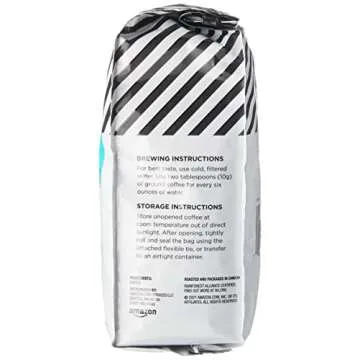 AmazonFresh Dark Roast Whole Bean Coffee, 12 Ounce