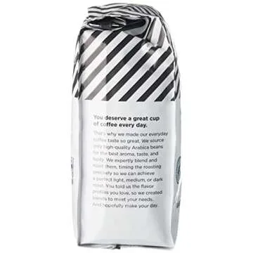 AmazonFresh Dark Roast Whole Bean Coffee, 12 Ounce