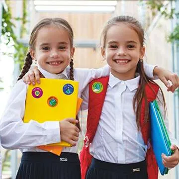 Outus 810 Pieces Earth Day Stickers Save The Earth Roll Sticker Environmental Protection Decals Eco Friendly Educational Label Rolls for Water Bottle Bumper Laptop Car Truck Luggage Decor