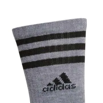 Shop adidas Men's Athletic Cushioned Crew Socks for Comfort