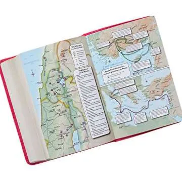 KJV Holy Bible, Compact Large Print Faux Leather Red Letter Edition - Ribbon Marker, King James Version, Pink (KJV Compact LP Editions)