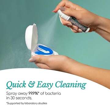 Smilesaver Cleaner Spray for Easy Retainer Hygiene