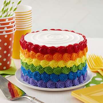 Wilton Rainbow Icing Pouch Cake Decorating Set