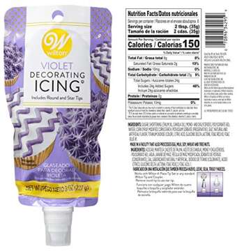 Wilton Rainbow Icing Pouch Cake Decorating Set