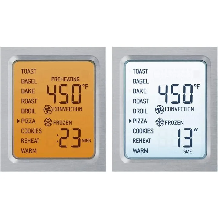 Stainless Steel Toaster with Custom Settings
