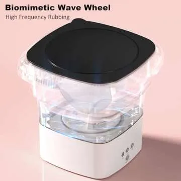 Portable Mini Washer 13L Capacity Ideal for Travel & Small Spaces