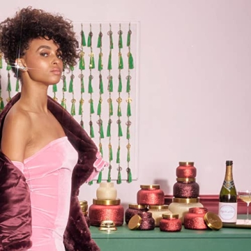 Capri Blue Glam Candle - Tinsel & Spice Luxury Scented Candle