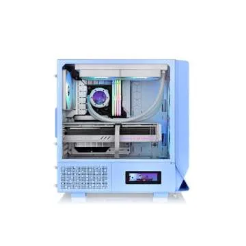 Ceres 330 TG ARGB Hydrangea Blue Mid Tower E-ATX Case Supports Hidden-Connector Motherboard; Preinstalled 2 x CT140 ARGB Fans; Rotational PCIe Slots; CA-1Y2-00MFWN-00; 3 Year Warranty