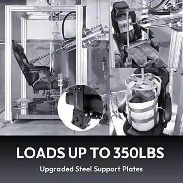 Dowinx Gaming Chair with Pocket Spring Cushion, Ergonomic Computer Chair High Back, Reclining Game Chair Pu Leather 350LBS, Black