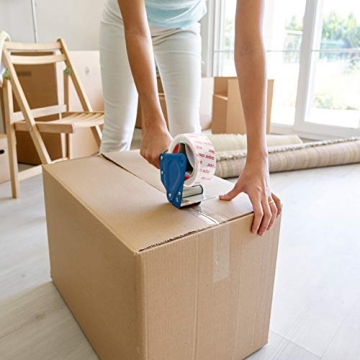 I GO Clear Packing Tape - 18 Rolls for Shipping, Moving, Mailing