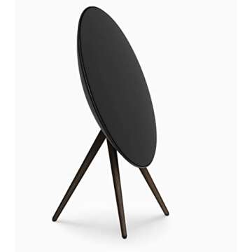 Bang & Olufsen Beoplay A9 4th Gen Wireless Multiroom Speaker, Black with Walnut Legs