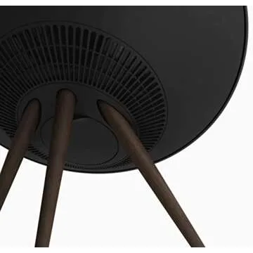 Bang & Olufsen Beoplay A9 4th Gen Wireless Multiroom Speaker, Black with Walnut Legs