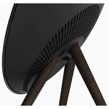 Bang & Olufsen Beoplay A9 4th Gen Wireless Multiroom Speaker, Black with Walnut Legs