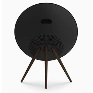 Bang & Olufsen Beoplay A9 4th Gen Wireless Multiroom Speaker, Black with Walnut Legs