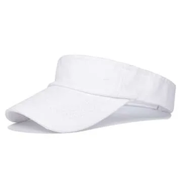 Zando Sun Visor Hats - Stylish UV Protection for Men & Women, Adjustable Summer Sports Caps