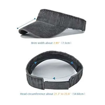 Zando Sun Visor Hats for Ultimate UV Protection & Style