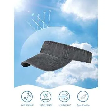 Zando Sun Visor Hats for Ultimate UV Protection & Style