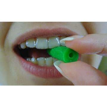 JES Orthodontics Green Chewies for Aligner Trays, (10 Chewies per Bag)