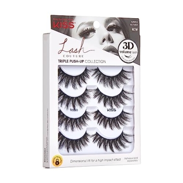 KISS 3D Volume False Eyelashes - Comfortable & Reusable