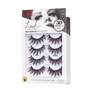 KISS 3D Volume False Eyelashes - Comfortable & Reusable