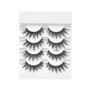 KISS 3D Volume False Eyelashes - Comfortable & Reusable