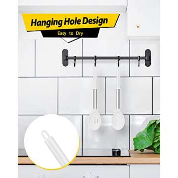 Large Silicone Cooking Spoons for Safe Kitchen Use