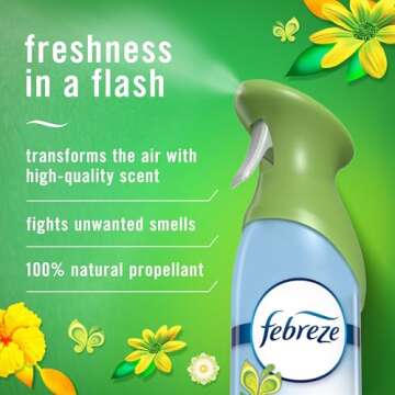 Febreze Air Mist Air Freshener Spray, Odor-Fighting Room Spray, Air Fresheners for Home and Bathroom...