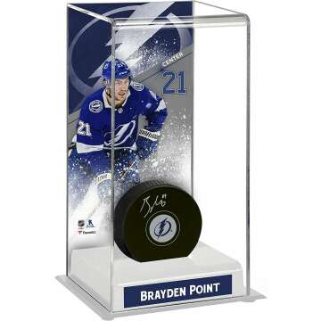 Brayden Point Tampa Bay Lightning Deluxe Tall Hockey Puck Case