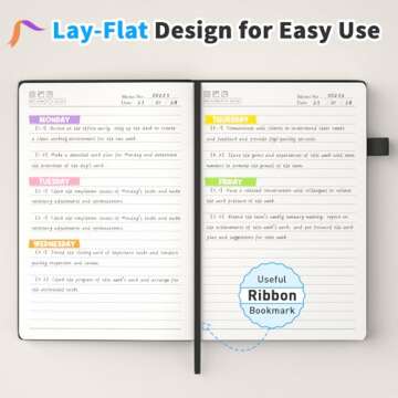 Oucaru Lined Journal Set of 8 - Perfect for Writing and Planning