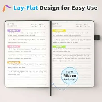 Oucaru Lined Journal Set of 8 - Perfect for Writing and Planning