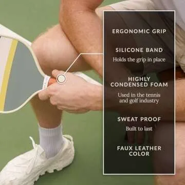 Recess Premium Pickleball Paddle Set, Vista 2-Pack - Strong & Durable Fiberglass Surface, Lightweight, Honeycomb Core & Comfort Grip Handles - Tournament or Casual Play, USAPA Approved