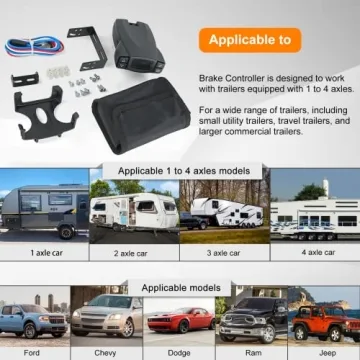 HRepair Universal Trailer Brake Controller for All Vehicles