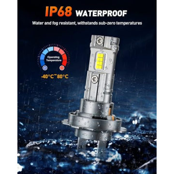 BEAMOTOR H7 Light Bulbs - 600% Brightness Upgrade