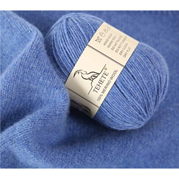 TEHETE Luxury Merino Wool Yarn for Knitting and Crochet