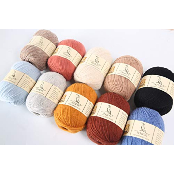 TEHETE Luxury Merino Wool Yarn for Knitting and Crochet