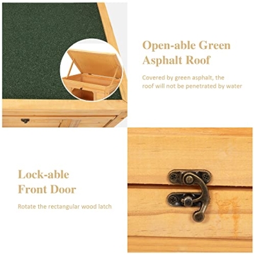 Stylish COZIWOW Small Animal House for Pets and Outdoors