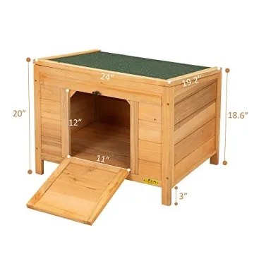 Stylish COZIWOW Small Animal House for Pets and Outdoors