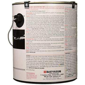 Rust-Oleum Simply Home Semi-Gloss Interior Wall Paint, Pure White, 1 Gallon