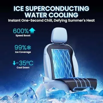 TOWTAMER 2025 Upgraded ICY Seat for Active Cooling Comfort