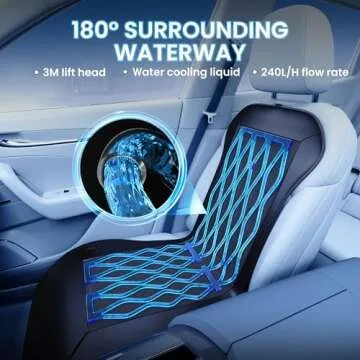 TOWTAMER 2025 Upgraded ICY Seat for Active Cooling Comfort