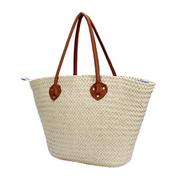 Eco-Friendly Sornean Knitted Straw Tote for Summer