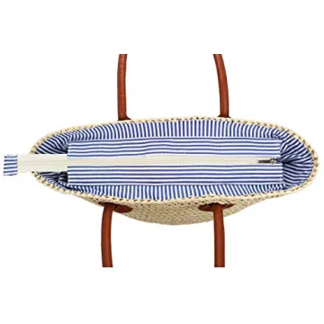 Eco-Friendly Sornean Knitted Straw Tote for Summer