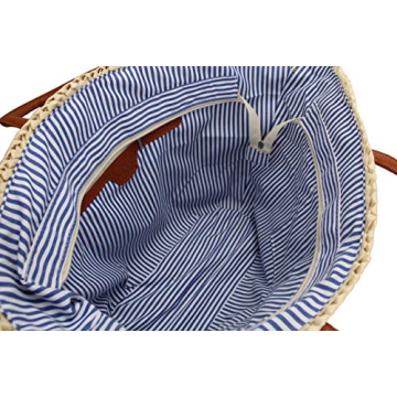 Eco-Friendly Sornean Knitted Straw Tote for Summer