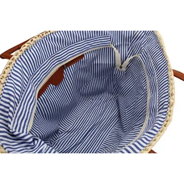 Eco-Friendly Sornean Knitted Straw Tote for Summer