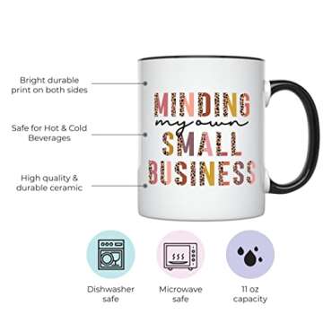 YouNique Designs Boss Lady Mug for Women, 11 Ounces, Cup for Female Boss, Boss Babe Coffee Mug for W...