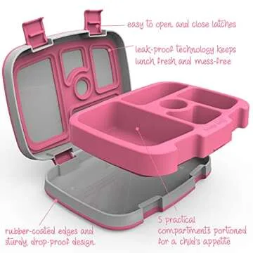 Bentgo Kids Prints 5-Compartment Leak-Proof Lunch Box