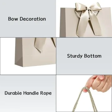 JMANNI Gift Bags - Elegant, Large, Reusable Gift Bags